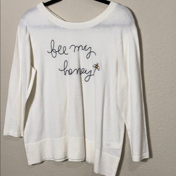 kate spade Sweaters - Kate Spade Broome Street Bee My Honey Sweater
